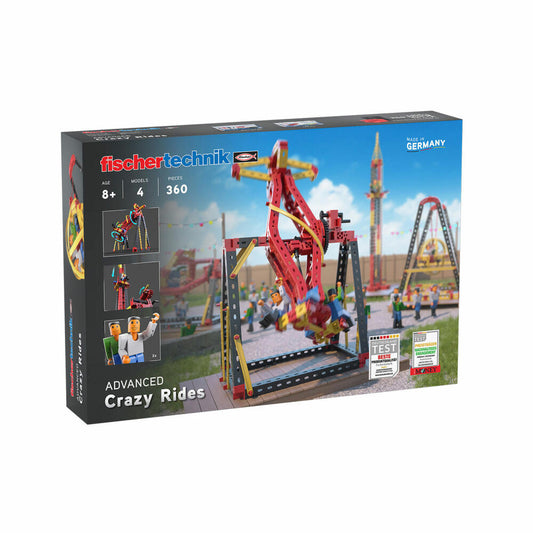 fischertechnik Advanced Crazy Rides, 364-tlg., Baukasten, Konstruktionsspielzeug, Kirmes Attraktionen, 569019