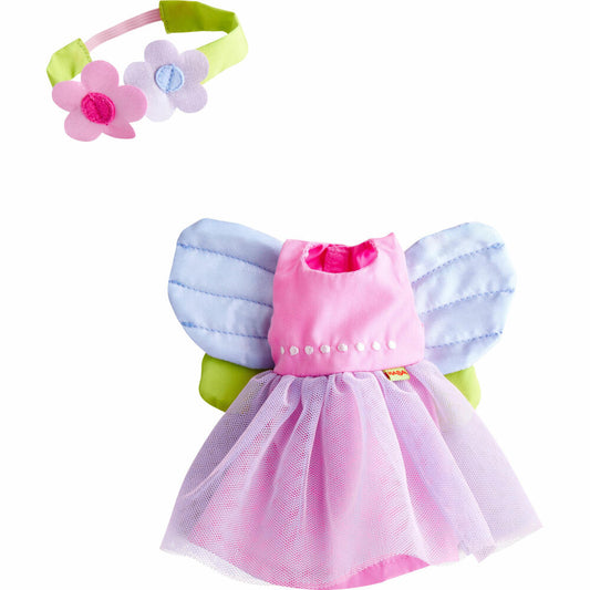 HABA Kleiderset Feenzauber, 2-tlg., Kleid, Haarband, Puppenkleidung, Puppen Kleidung, für 30 cm HABA Puppen, 306243