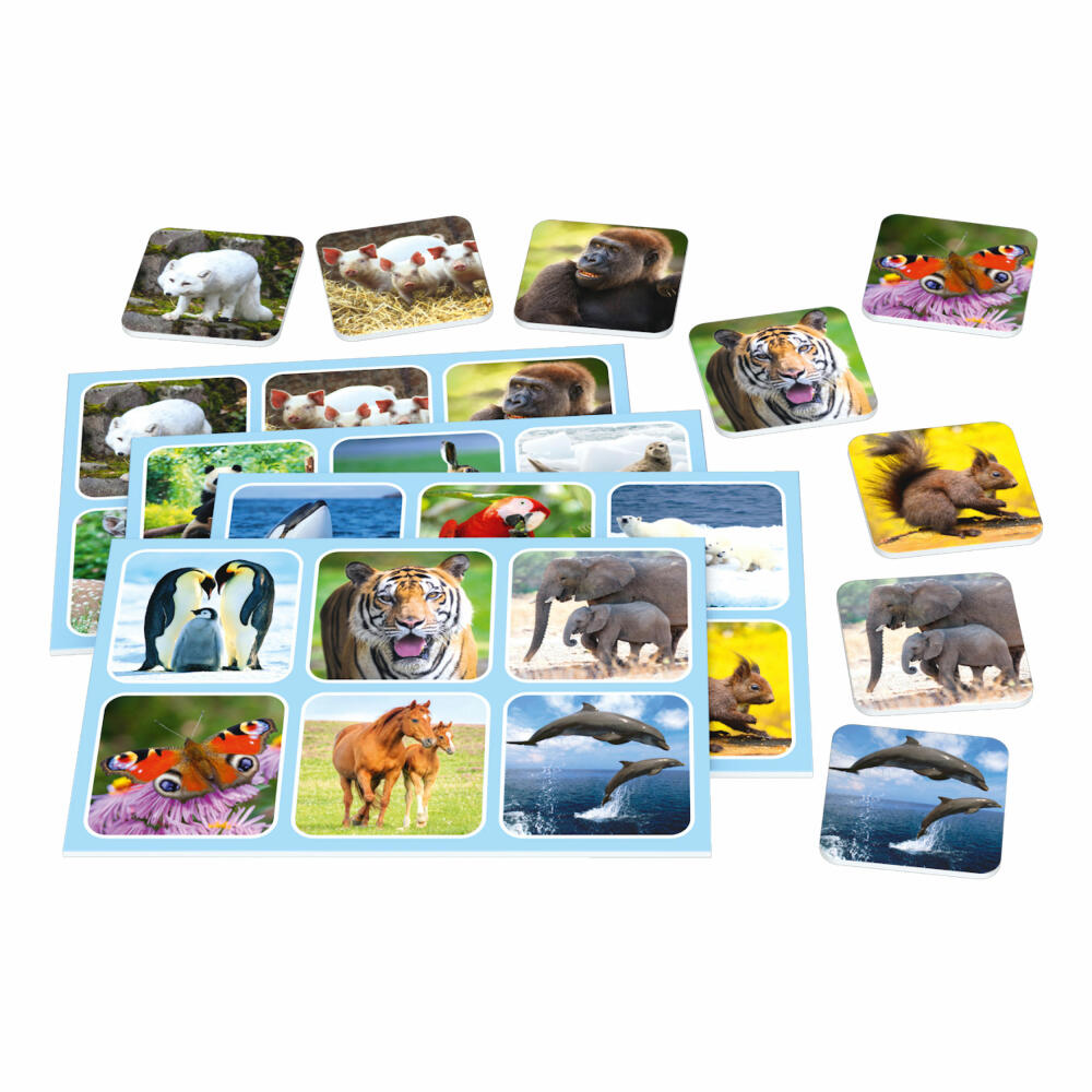 Schmidt Spiele Bring-Mich-Mit-Spiel Zoo Lotto, Kinderspiel, Familienspiel, Reisespiel, Kinder Spiel, ab 3 Jahre, 51433