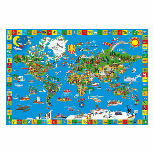 Schmidt Spiele Deine bunte Erde, Kinderpuzzle, Standard 200 Teile, Puzzle, 56118