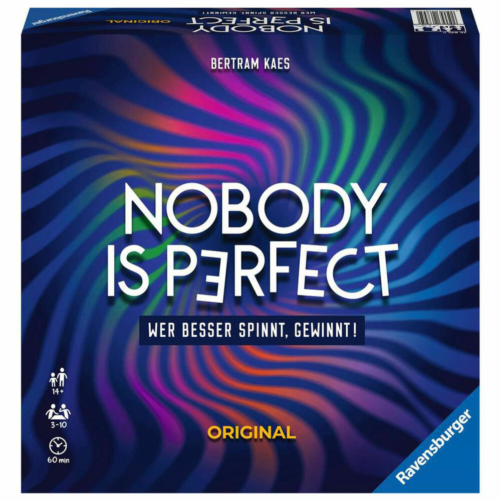 Ravensburger Spiel Nobody is perfect Original, für Kinder ab 14 Jahren, 26845