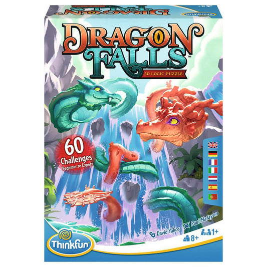 ThinkFun Logikspiel Dragon Falls 3D, für Kinder ab 8 Jahren, 76496
