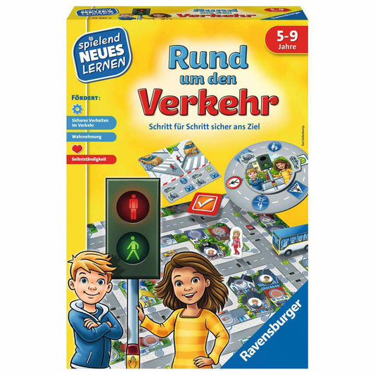 Ravensburger Lernspiel Rund um den Verkehr, für Kinder ab 5 Jahren, 24997