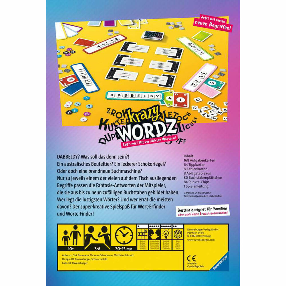 Ravensburger Spiel Krazy Wordz, für Kinder ab 10 Jahren, 26837