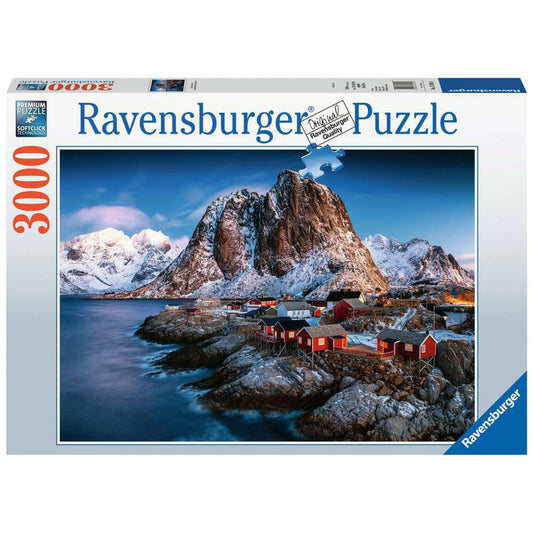 Ravensburger Puzzle Hamnoy, Lofoten, Erwachsenenpuzzle, 3000 Teile, 17081