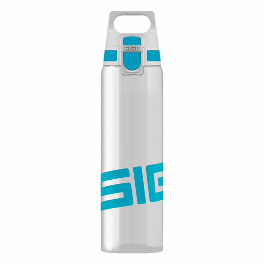 SIGG Trinkflasche Total Clear One, Sport Bottle, Tritan, Trink Flasche, Logo Aqua, 0.75 L, 8632.90