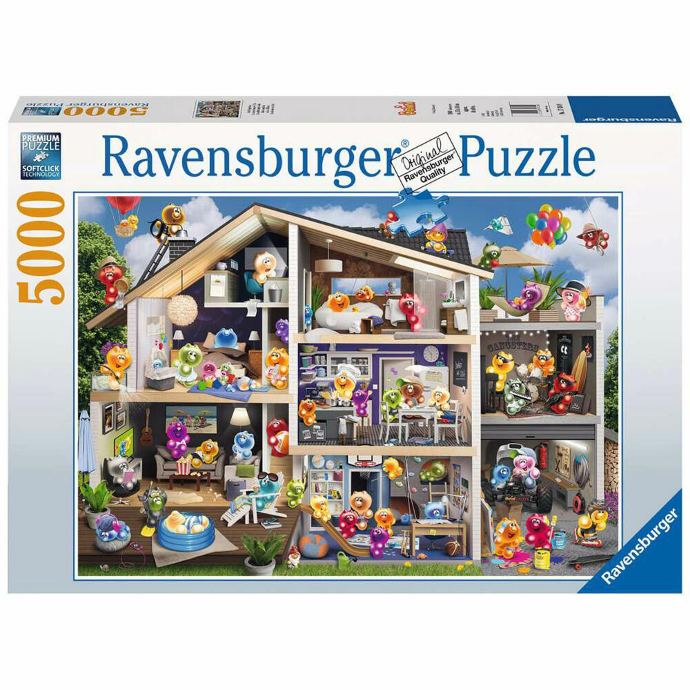 Ravensburger Puzzle Gelini Puppenhaus, Erwachsenenpuzzle, 5000 Teile, 17434