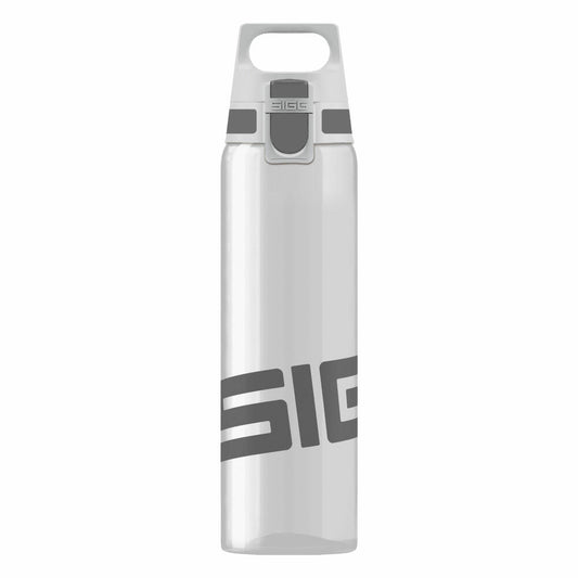 SIGG Trinkflasche Total Clear One, Sport Bottle, Tritan, Trink Flasche, Logo Anthrazit, 0.75 L, 8633.90