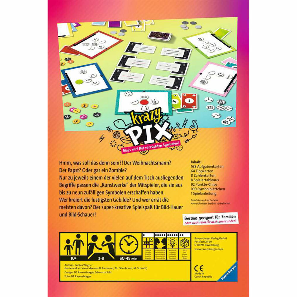 Ravensburger Spiel Krazy Pix, für Kinder ab 10 Jahren, 26836