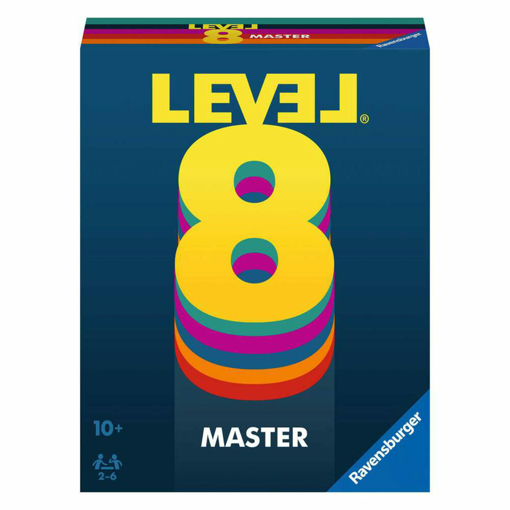 Ravensburger Kartenspiel Level 8 Master, für Kinder ab 10 Jahren, 20868