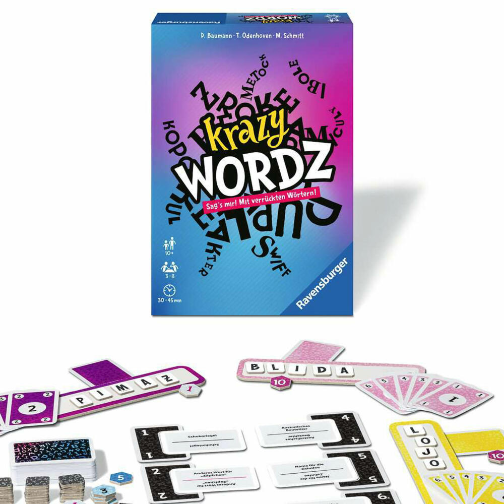 Ravensburger Spiel Krazy Wordz, für Kinder ab 10 Jahren, 26837