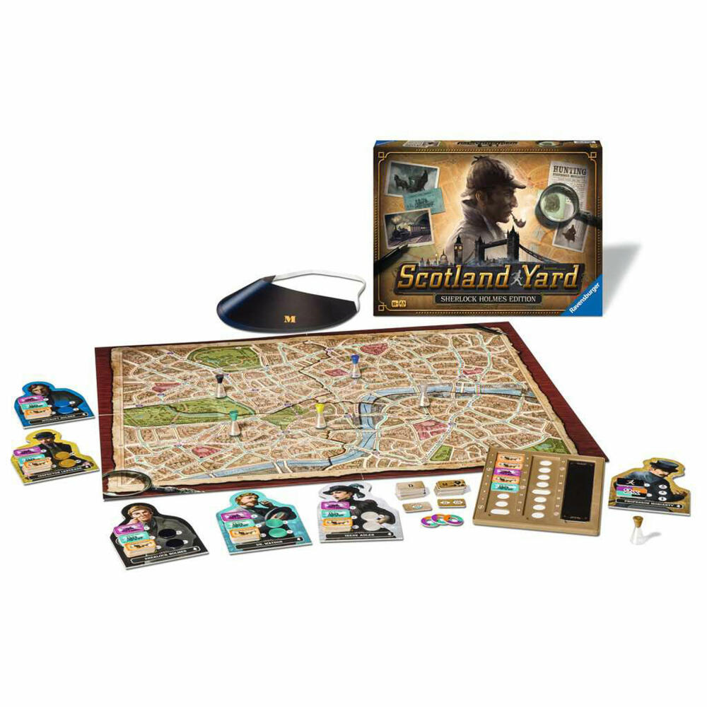 Ravensburger Spiel Scotland Yard - Sherlock Holmes Edition, für Kinder ab 10 Jahren, 27344