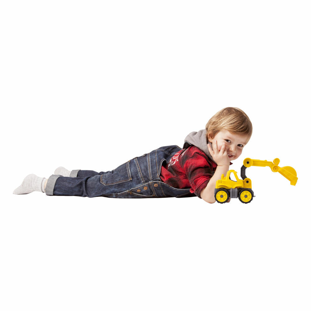 BIG Power Worker Mini Bagger, Kinderfahrzeug, Kinderauto, Spielzeug, Kunststoff, 14 cm, 800055802