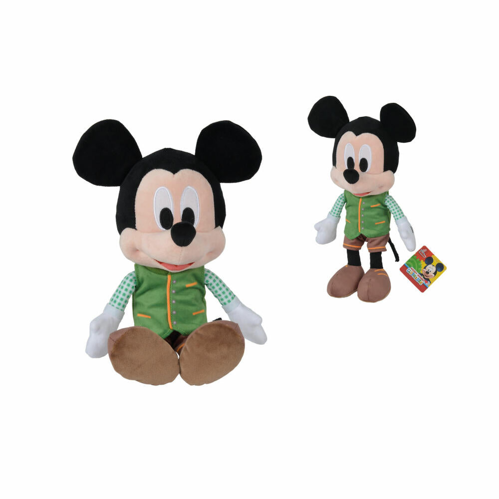 Simba Disney Lederhosen Mickey Maus, Mouse, Stofftier, Plüschtier, Refresh, Plüsch, 25 cm, 6315875754