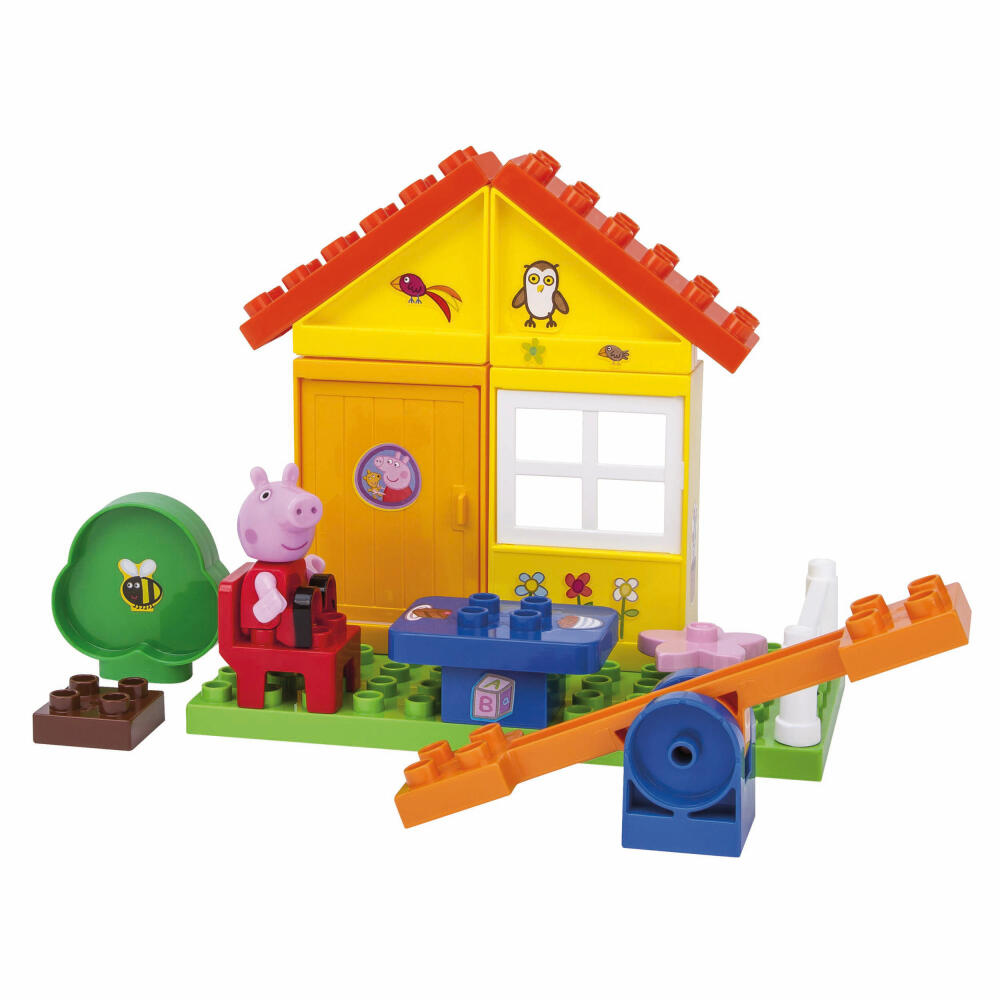 BIG Bloxx Peppa Pig Garden House, Peppa Wutz, Gartenlaube, Bausteine, Bauklötze, 800057073