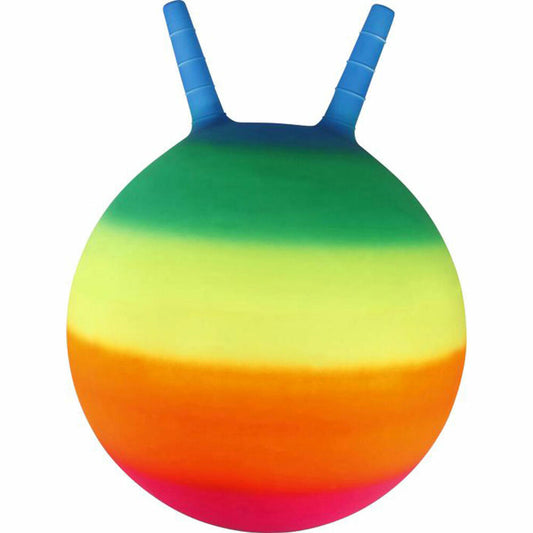 Outdoor Active Sprungball Regenbogen, Gummiball, Hüpfball, Hopser, Kinder, Spielzeug, ab 2 Jahre, Ø 35 cm, 73011795