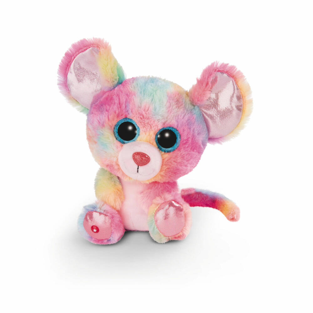 NICI Glubschis Plüschtier Maus Candypop, Schlenker, Plüsch, Polyester, Bunt, 25 cm, 45567