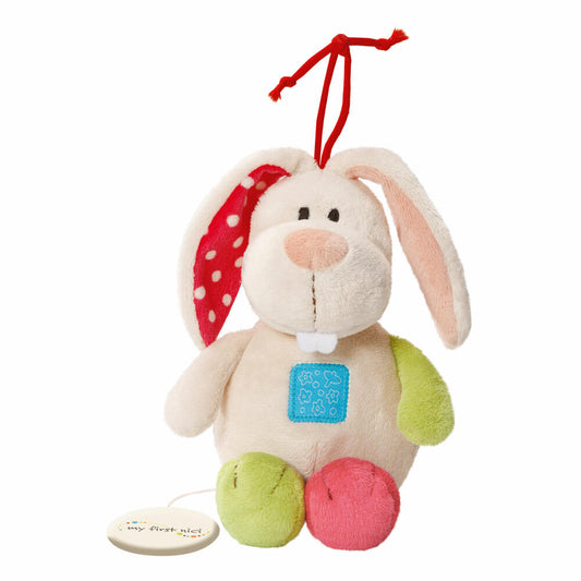 NICI Spieluhr Hase, Babyuhr, Babyzubehör, Kinderspieluhr, Baby, Spieluhr, 18 cm, 36117