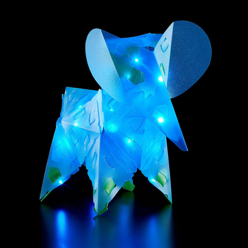 KOSMOS Creatto Elefant, Bastelset, 3D-Puzzle, Nachtlicht, Leuchtfigur, Dekoration, Puzzle, 03461