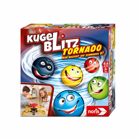 Noris Kugelblitz Tornado, Reaktionsspiel, Familienspiel, Kinderspiel, ab 5 Jahren, 606064680