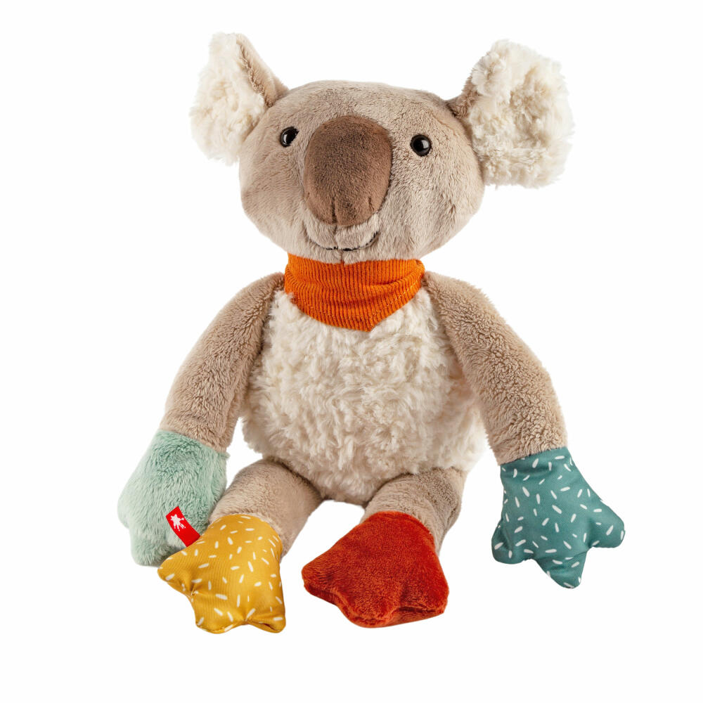 sigikid Patchwork Sweety Koala Yellow, Kuscheltier, Plüschtier, Schmusetier, Polyester, 38 cm, 43219