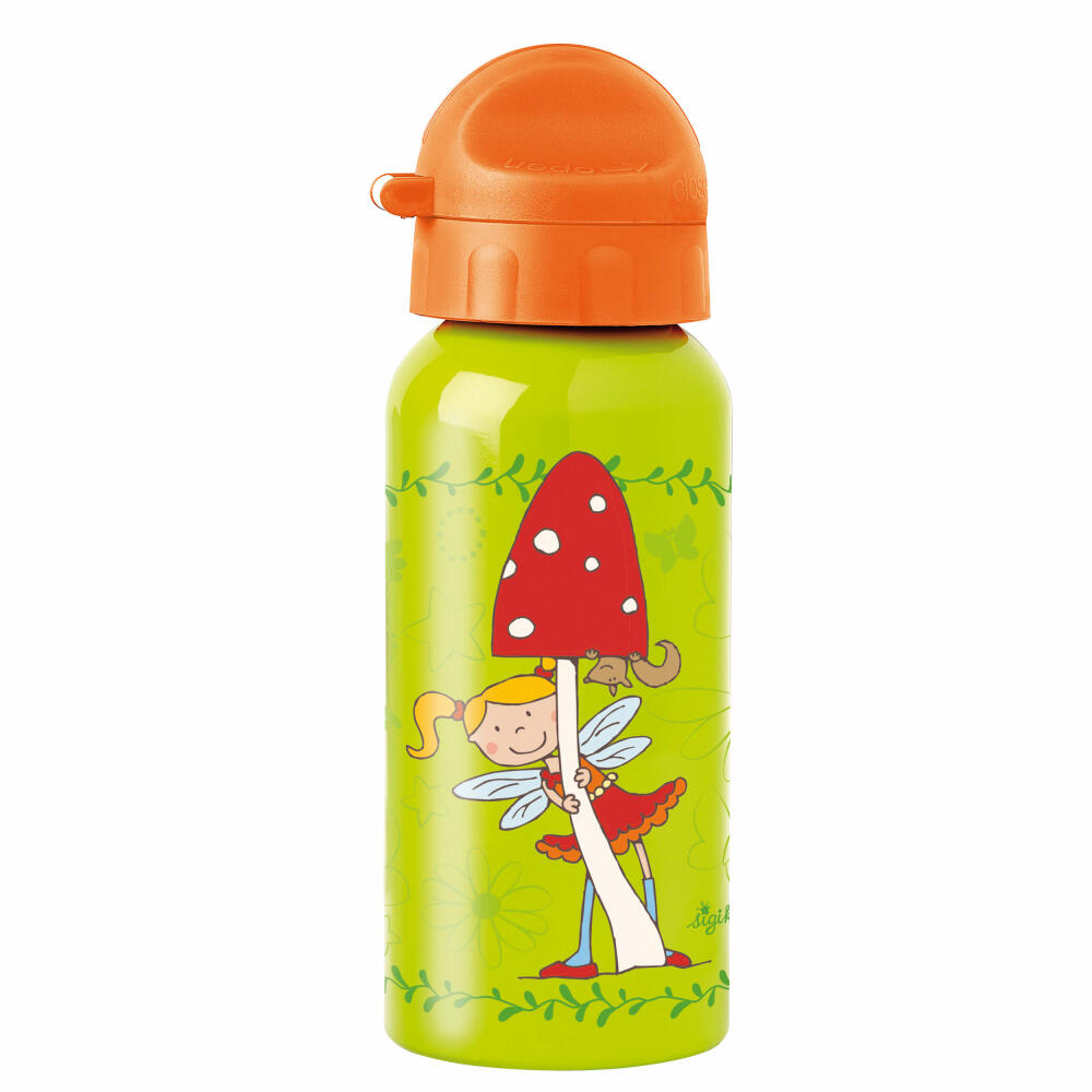 sigikid Florentine Edelstahl Trinkflasche, Wasserflasche, Kindertrinkflasche, Kinder Flasche, 400 ml, 25287