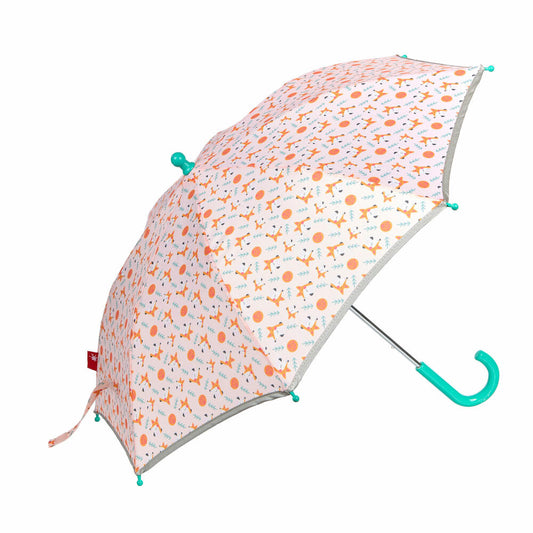 sigikid Regenschirm Fuchs, Kinderschirm, Faltschirm, Regen Schirm, Kinder, Polyester, Ø 75 cm, 25230