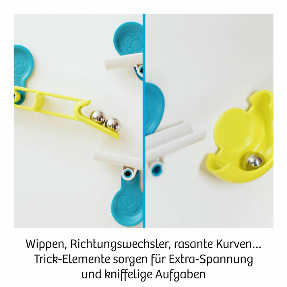 KOSMOS Gecko Run - Starter-Set, Kugelbahn, Kugel Bahn, Baukasten, Experimentieren, 620950