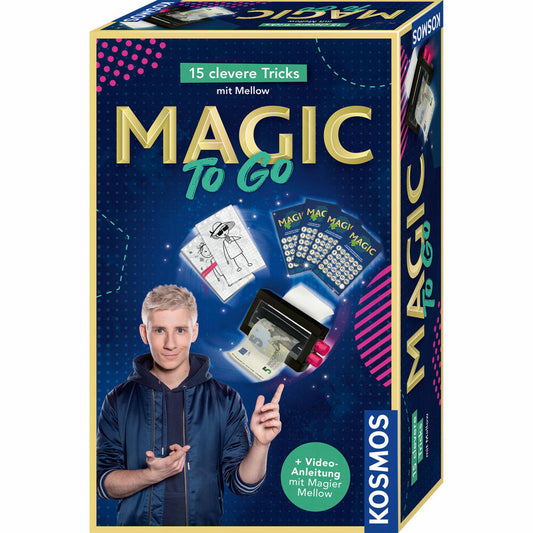 KOSMOS Mitbring-Experimente MAGIC to go, Zauberkasten, Zaubern, Zaubertricks, Tricks, 658236