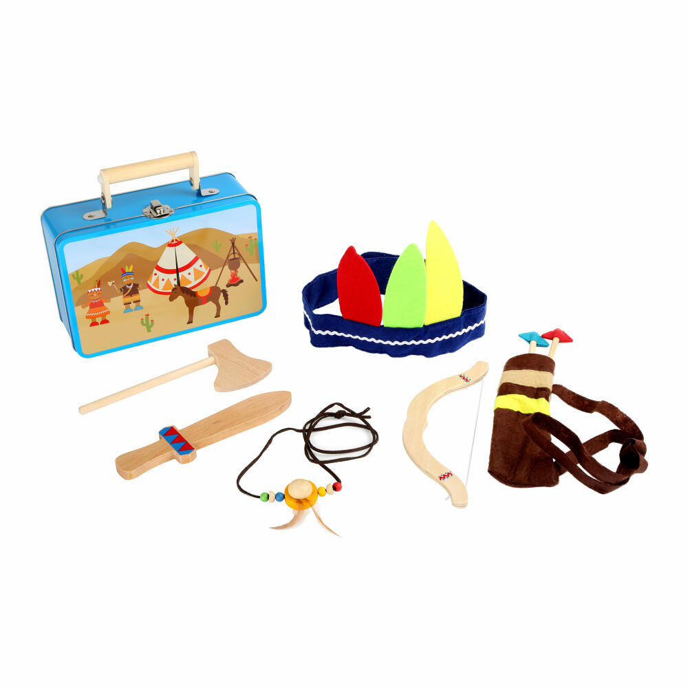 small foot Kinderkoffer Indianer-Set