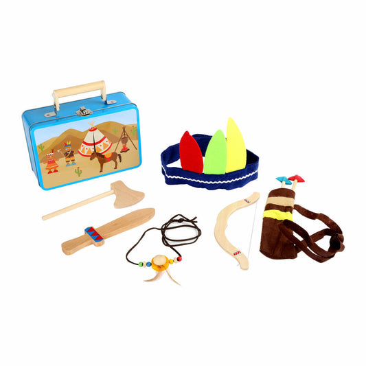 small foot Kinderkoffer Indianer-Set