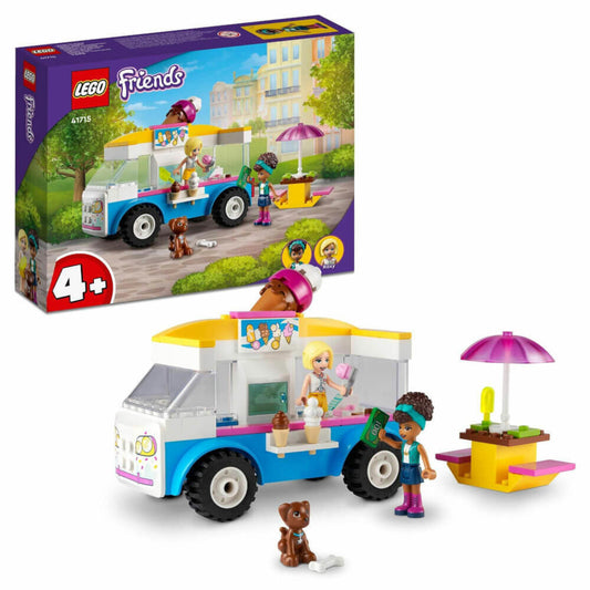 LEGO Friends Eiswagen, 84-tlg., Bauset, Konstruktionsset, Bausteine, Spielzeug, ab 4 Jahre, 41715