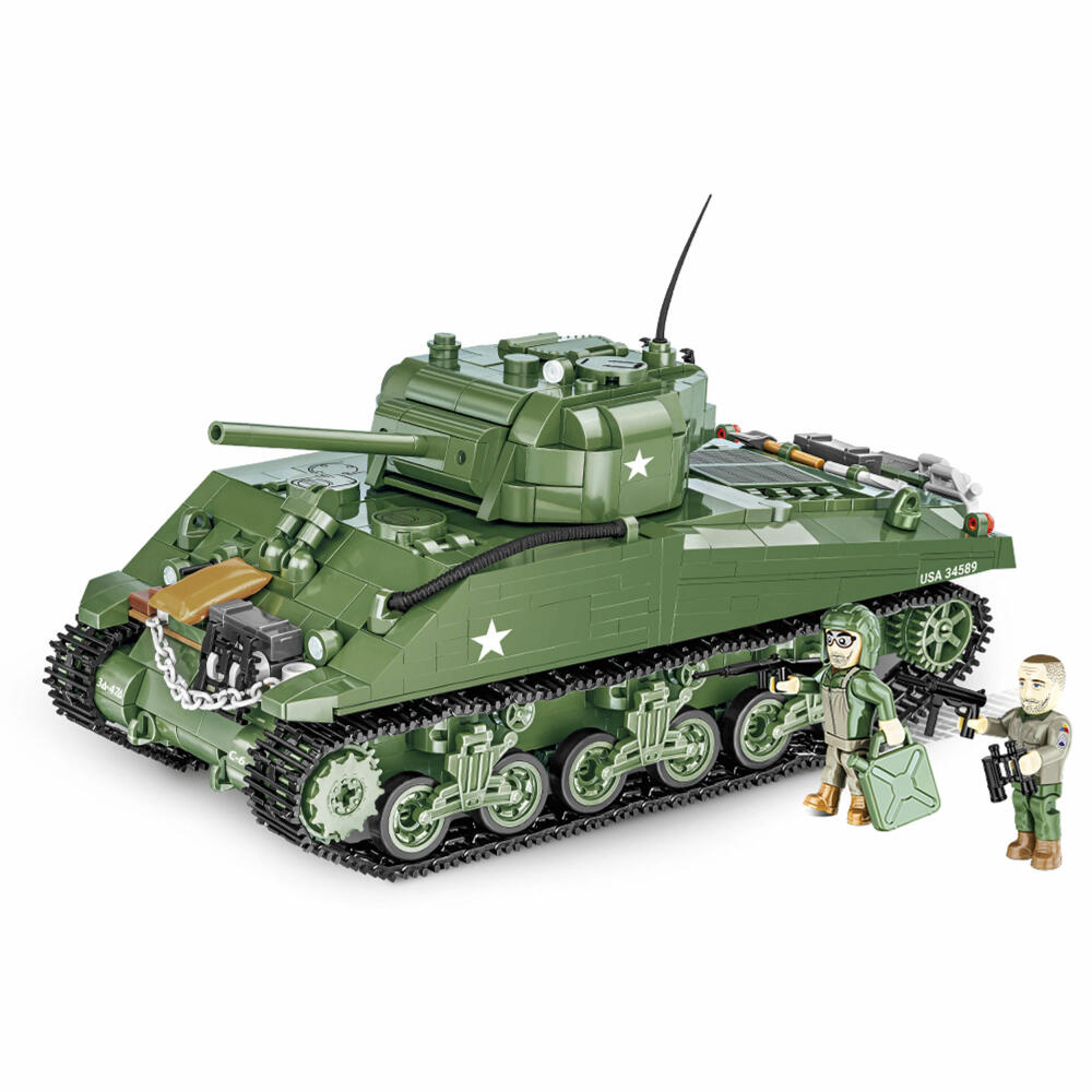 COBI Klemmbausteinset M4A3 Sherman, World War 2 Historical Collection, Panzer, Spielfiguren, Klemmbausteine, Kunststoff, 838 Teile, 2570