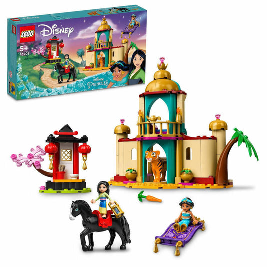 LEGO Disney Jasmins und Mulans Abenteuer, 176-tlg., Bauset, Konstruktionsset, Bausteine, Spielzeug, ab 5 Jahre, 43208