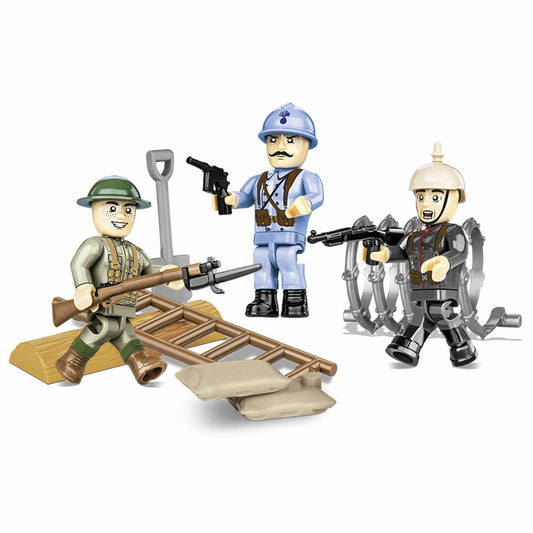 COBI Klemmbausteinset Soldiers of The Great War Historical Collection, Spielfiguren, Soldaten, Spielzeug, Kunststoff, 30 Teile, 2051