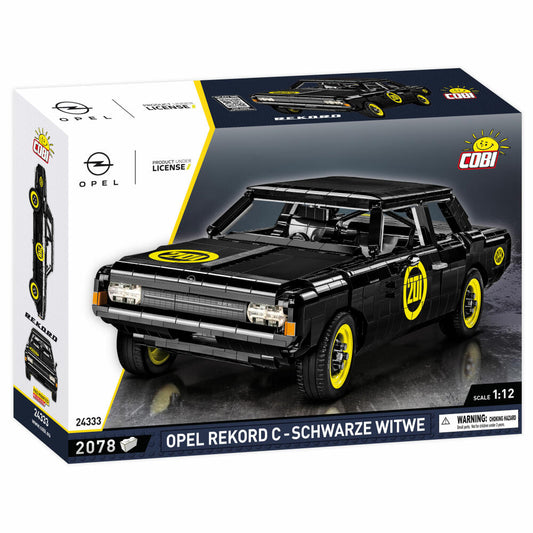 Cobi Klemmbausteinset Opel Rekord C - Schwarze Witwe, Fahrzeug, Spielzeug, 2078 Teile, 24333