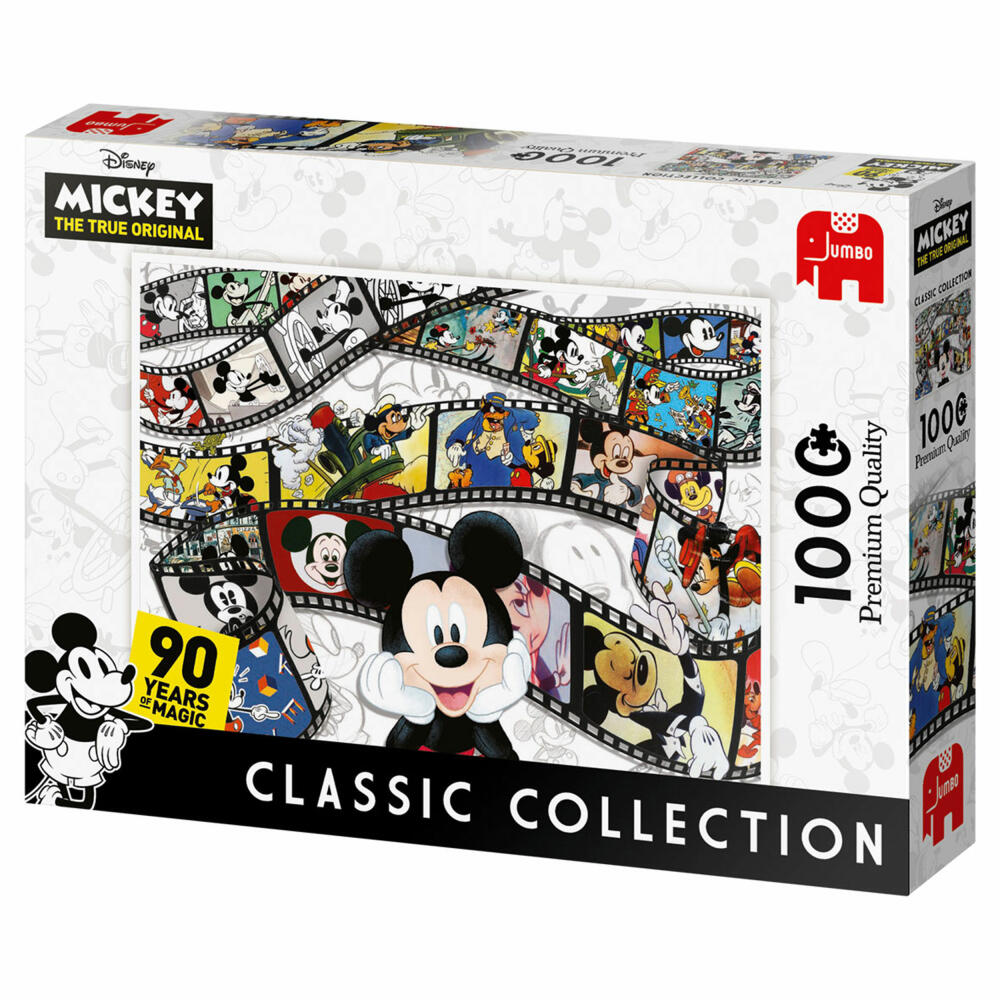 Jumbo Spiele Disney Mickey 90th Anniversary, Puzzle, Erwachsenenpuzzle, Puzzlespiel, 1000 Teile, 19493