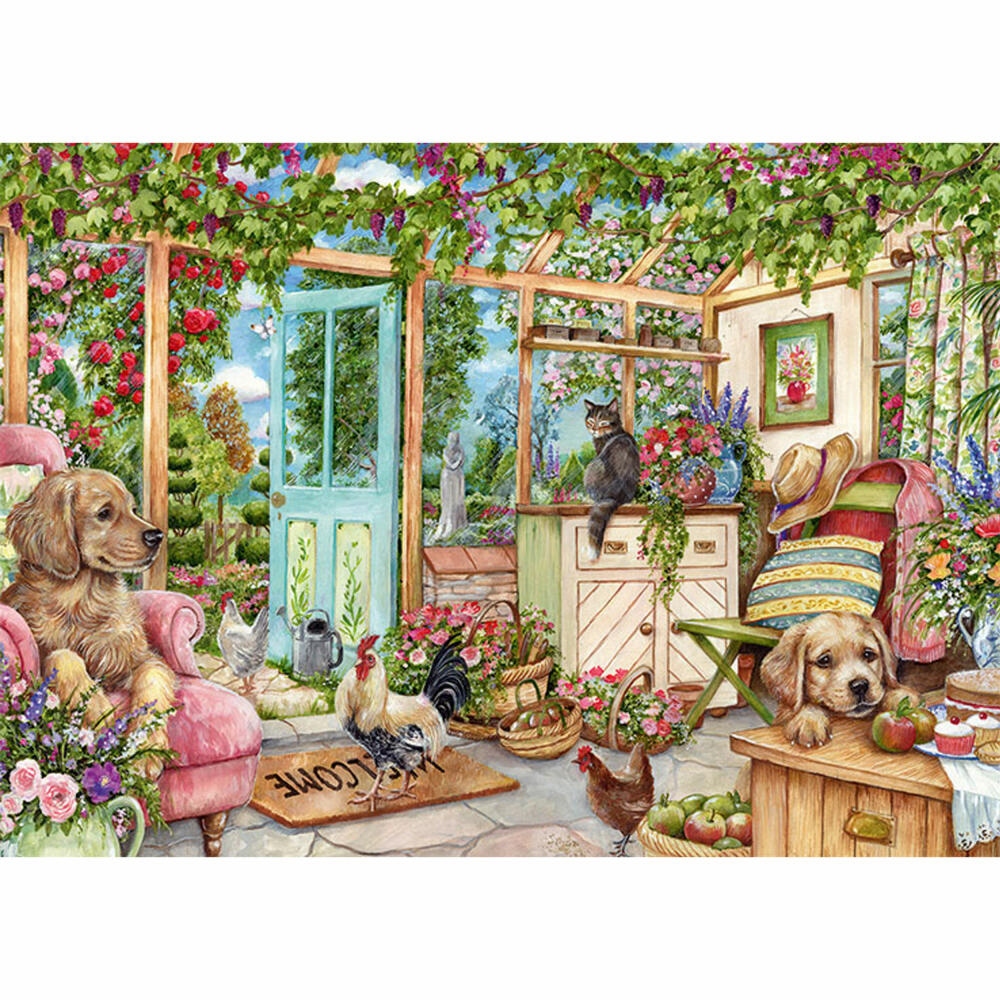 Jumbo Spiele Falcon Country Conservatory, Puzzle, Erwachsenenpuzzle, Puzzlespiel, 1000 Teile, 11314