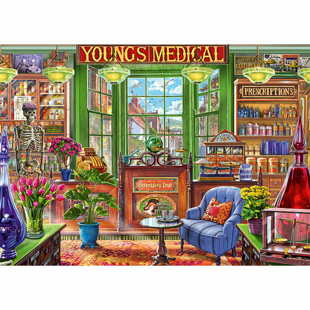 Jumbo Spiele Falcon The Pharmacy Shoppe, Puzzle, Erwachsenenpuzzle, Puzzlespiel, 1000 Teile, 11334