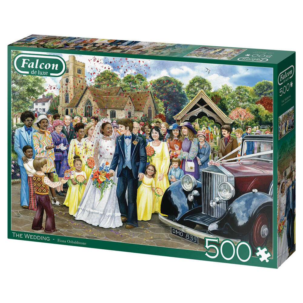 Jumbo Spiele Falcon The Wedding, Puzzle, Erwachsenenpuzzle, Puzzlespiel, 500 Teile, 11366