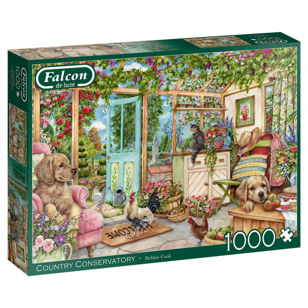 Jumbo Spiele Falcon Country Conservatory, Puzzle, Erwachsenenpuzzle, Puzzlespiel, 1000 Teile, 11314