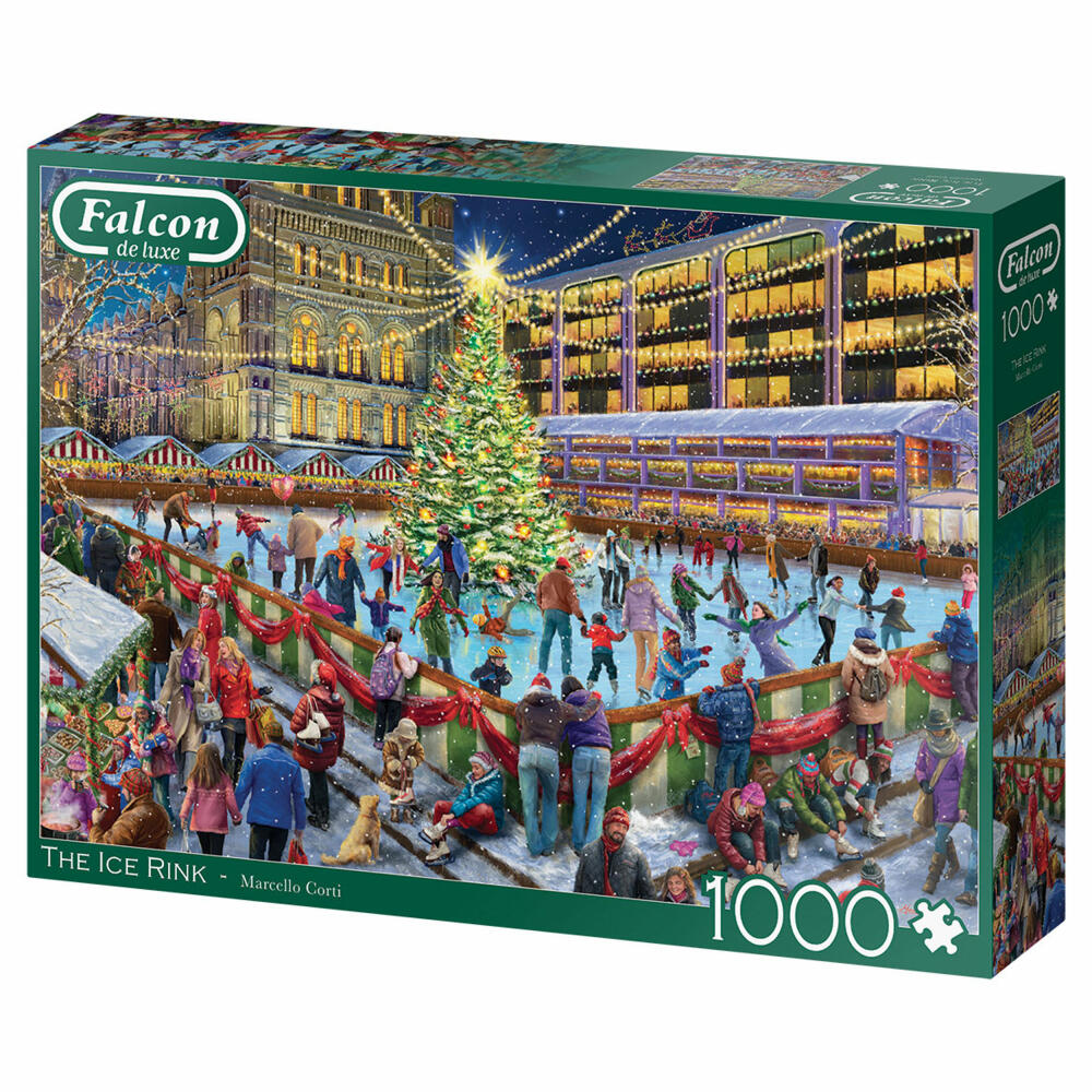 Jumbo Spiele Falcon The Ice Rink, Puzzle, Erwachsenenpuzzle, Puzzlespiel, 1000 Teile, 11342