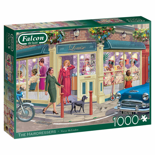 Jumbo Spiele Falcon The Hairdressers, Puzzle, Erwachsenenpuzzle, Puzzlespiel, 1000 Teile, 11323