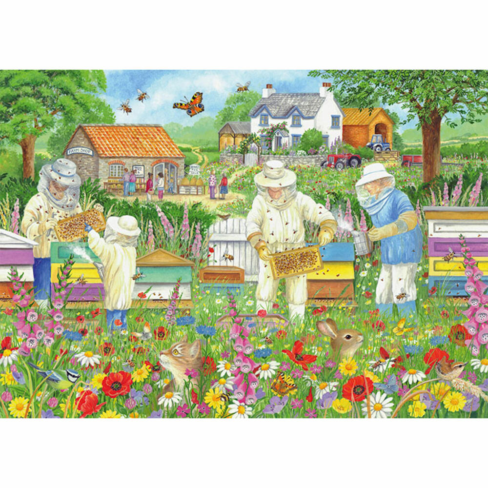 Jumbo Spiele Falcon The Beekeepers, Puzzle, Erwachsenenpuzzle, Puzzlespiel, 1000 Teile, 11381