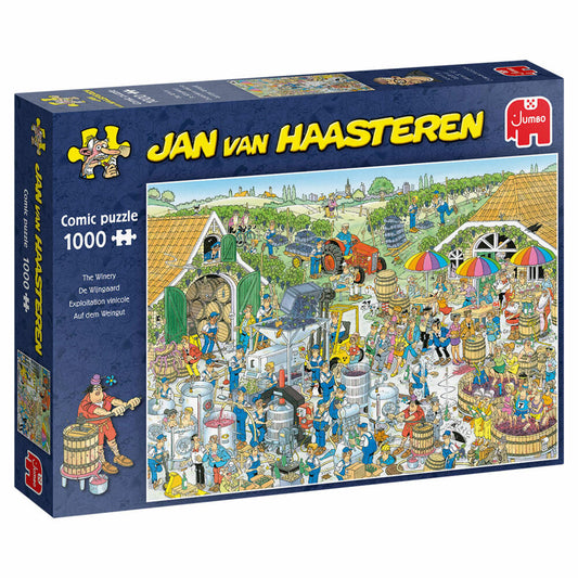 Jumbo Spiele Jan van Haasteren - Weingut, Puzzle, Erwachsenenpuzzle, Puzzlespiel, 1000 Teile, 19095