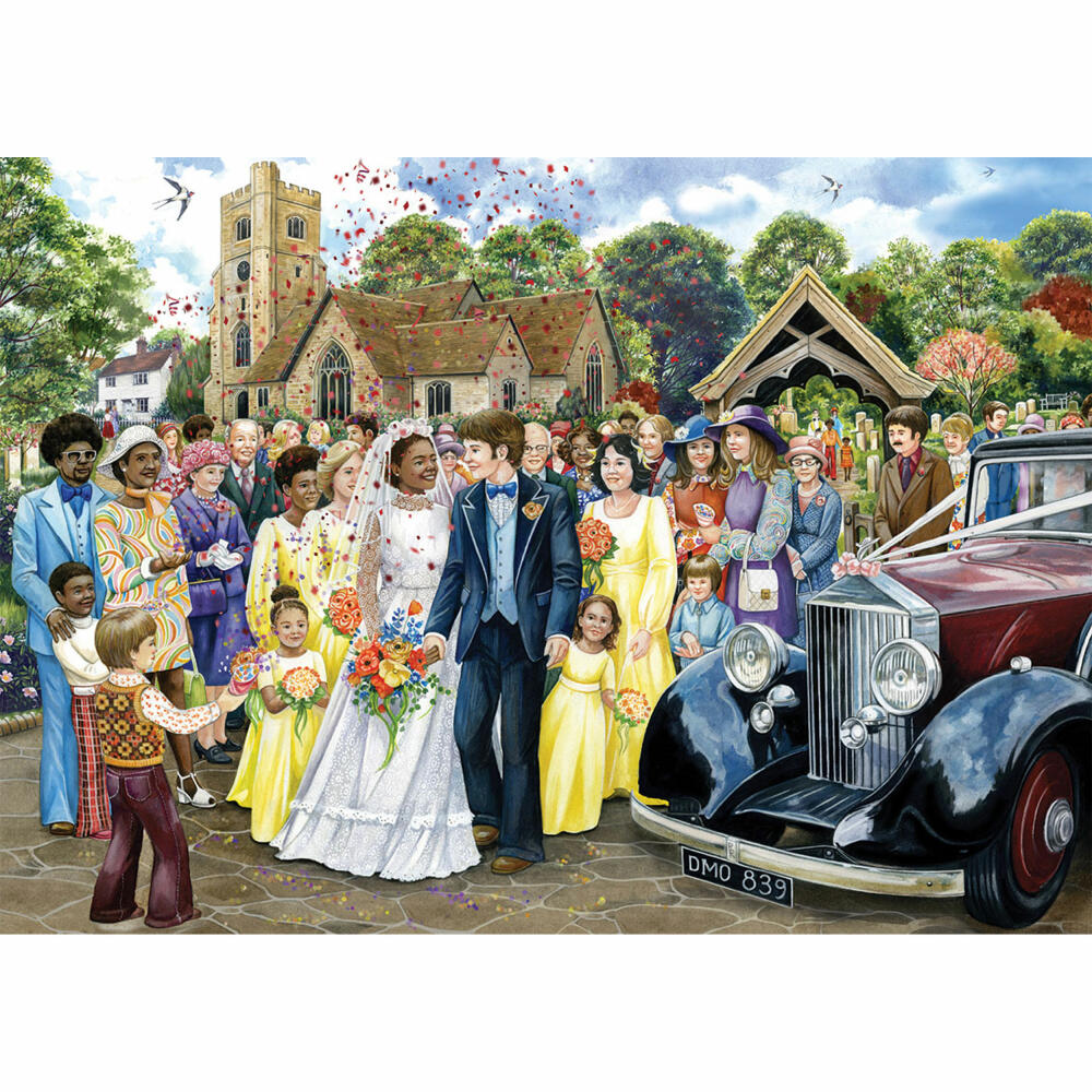 Jumbo Spiele Falcon The Wedding, Puzzle, Erwachsenenpuzzle, Puzzlespiel, 500 Teile, 11366