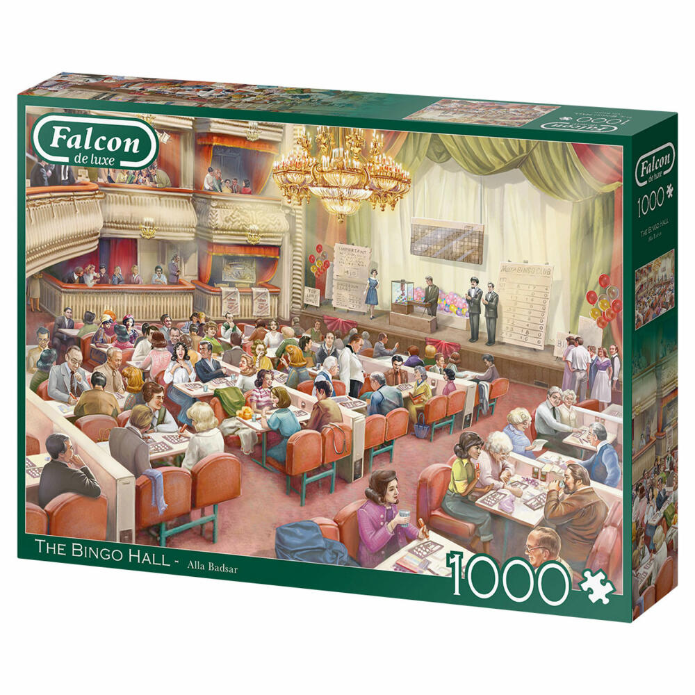 Jumbo Spiele Falcon The Bingo Hall, Puzzle, Erwachsenenpuzzle, Puzzlespiel, 1000 Teile, 11316