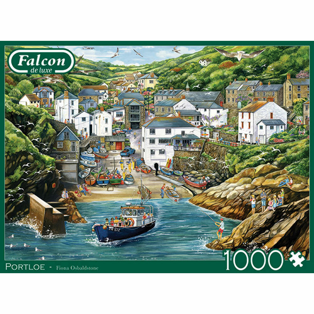 Jumbo Spiele Falcon Portloe, Puzzle, Erwachsenenpuzzle, Puzzlespiel, 1000 Teile, 11349