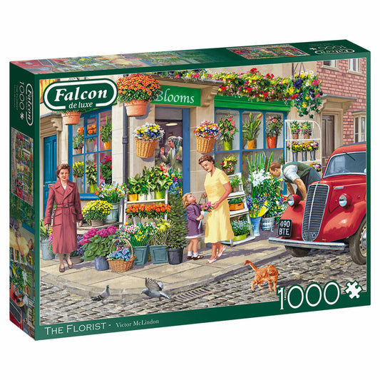 Jumbo Spiele Falcon The Florist, Puzzle, Erwachsenenpuzzle, Puzzlespiel, 1000 Teile, 11297