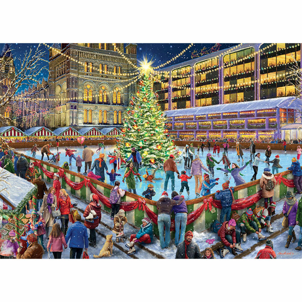 Jumbo Spiele Falcon The Ice Rink, Puzzle, Erwachsenenpuzzle, Puzzlespiel, 1000 Teile, 11342